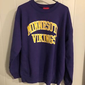 Minnesota Vikings crew neck like new!!